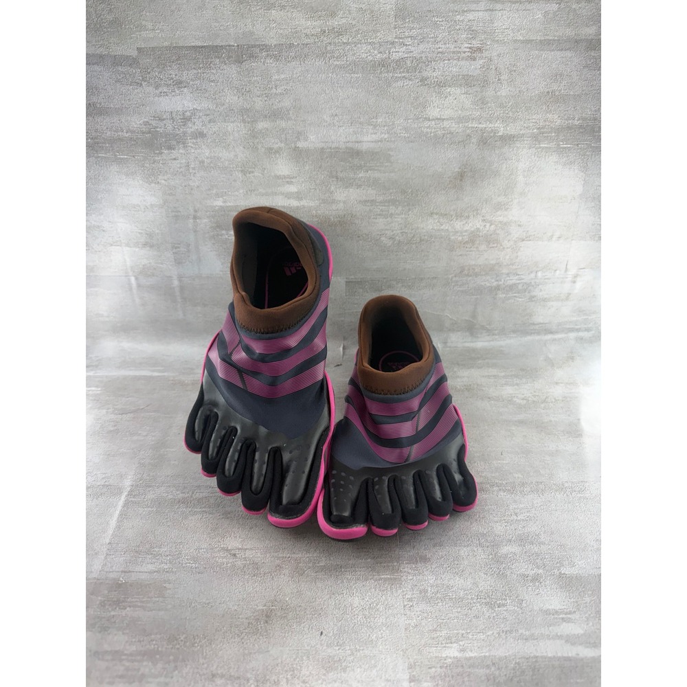 Adidas Adipure Trainer Five Finger Barefoot Shoes Black Pink V22300 Women Sz 8.5